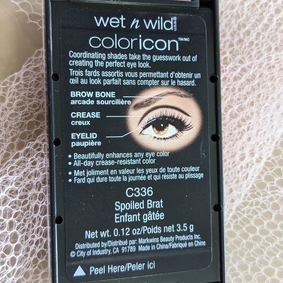 Wet n Wild NWT Spoiled Brat eyeshadow pink black - Picture 3 of 4